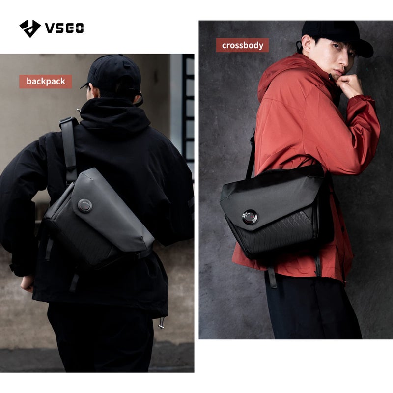 VSGO 6L Waterproof Camera Sling Bag, Single-Shoulder Messenger Bag for DSLR/SLR Cameras, Daily Commute, and Drone Photography - Image 5