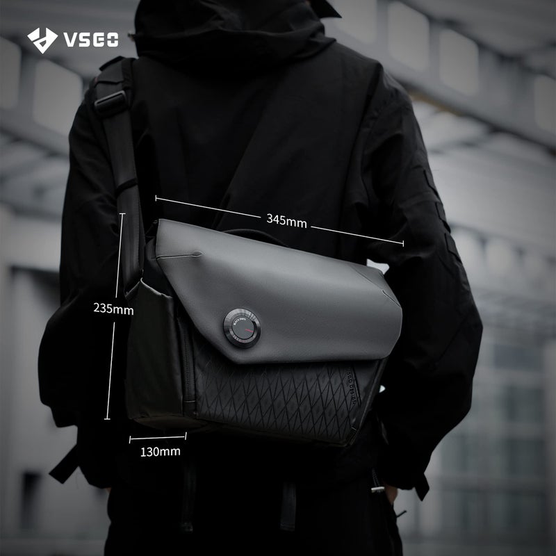 VSGO 6L Waterproof Camera Sling Bag, Single-Shoulder Messenger Bag for DSLR/SLR Cameras, Daily Commute, and Drone Photography - Image 3