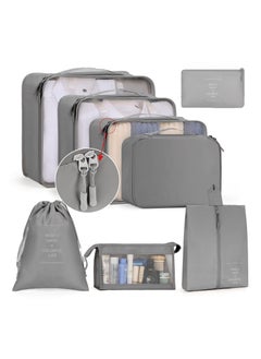 Magic Park 8Pcs Packing Cubes for Suitcases Packing Organizer Travel Packing Cubes Set Clothes Shoes Storage for Travel Accessories  - Image 1