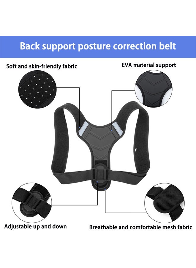 دعامة الظهر لتصحيح الوضعية، دعامة قابلة للتعديل للظهر والكتف، مصحح الوضعية، تخفيف آلام الظهر، دعم الذاكرة العضلية (L) - Image 4