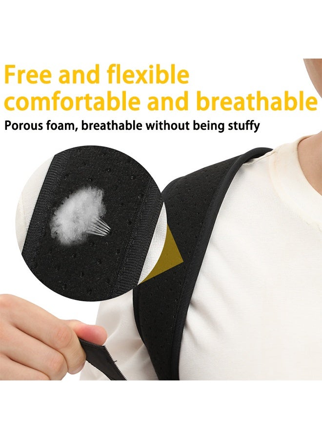 دعامة الظهر لتصحيح الوضعية، دعامة قابلة للتعديل للظهر والكتف، مصحح الوضعية، تخفيف آلام الظهر، دعم الذاكرة العضلية (L) - Image 3