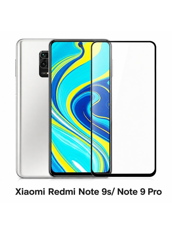 Deer ESD Anti-Static Tempered Glass Screen Protector for Xiaomi Redmi Note 9s / Note 9 Pro - Full Coverage Dust-Repellent Shatterproof Protective Shield Film with Cleaning Wipes Kit - Image 1