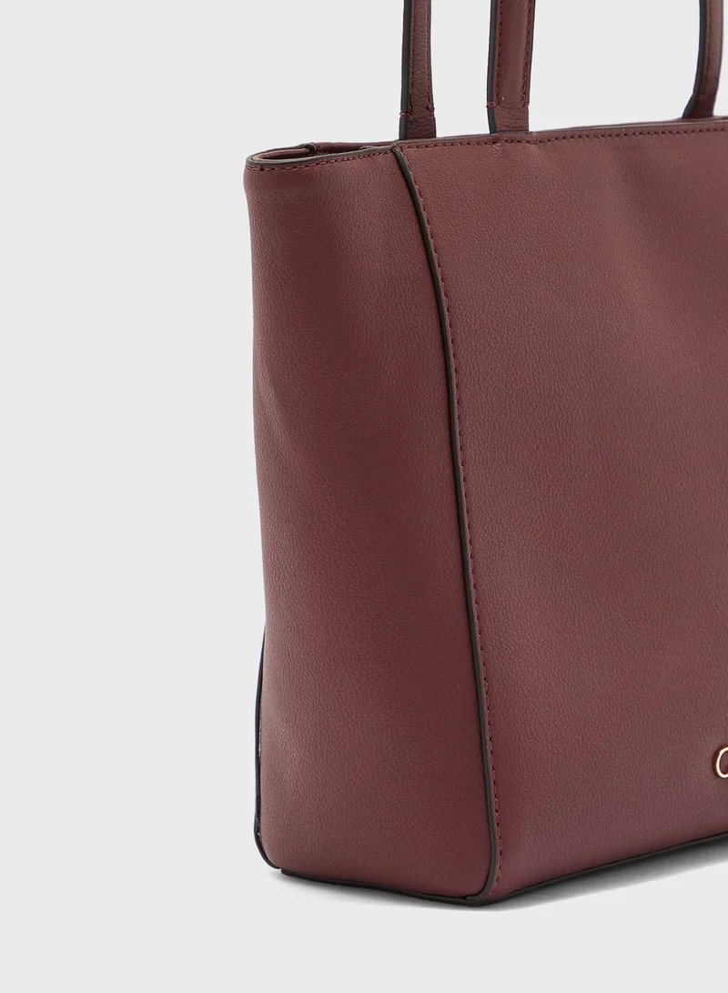 CALVIN KLEIN Logo Double Handle Shopper
