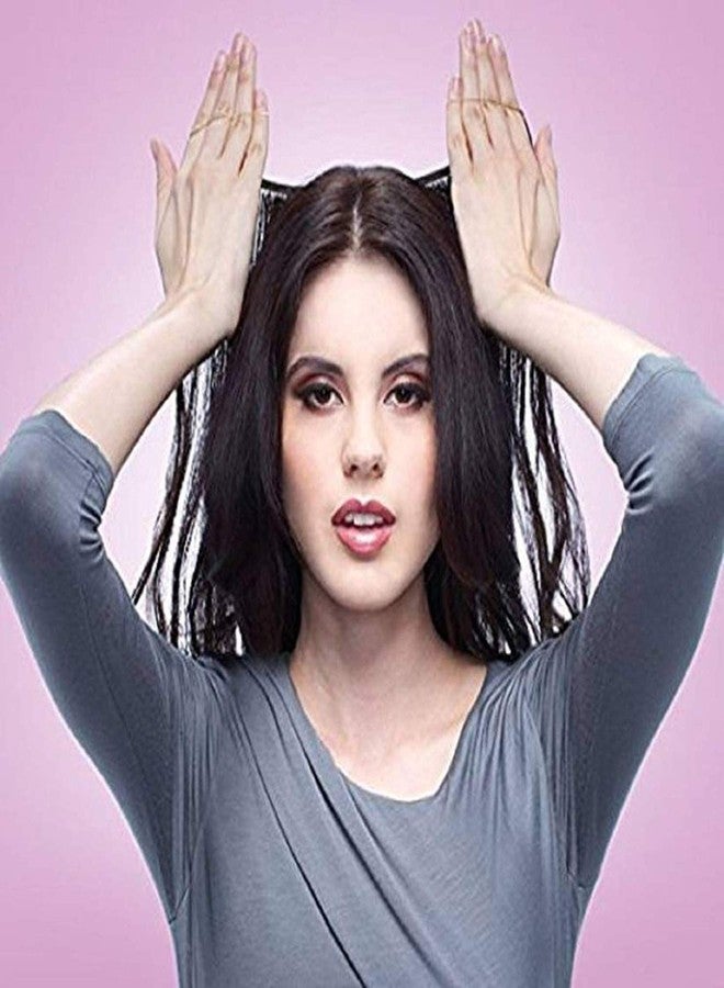 Iyaan Invisible Wire Hair Extensions with Transparent Wire - Medium Brown Pack of 1 - Image 5