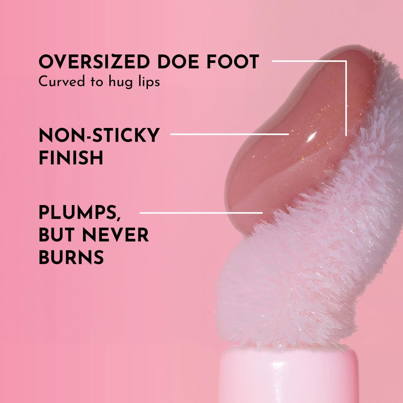 Lawless Women's Forget The Filler Lip Plumper Line Gloss, Nudie, Pink, 0.11 Fl Oz (Pack of 1) - Image 3