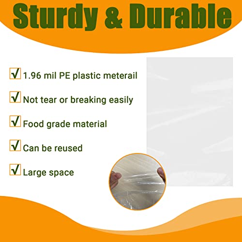 Belinlen 10 Count 40x60 inches large Clear Plastic Bag Giant Storage Bags Furniture Cover Plastic Bag for Moving Protection and Long Term Storage, Large Items Dustproof, Moistureproof (2 Mil) - Image 4