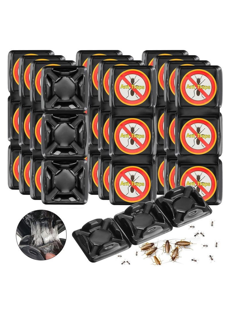 Generic 48 Pcs Ant Killer Ant Traps Spider Traps Effective Insect Traps Indoor Ant Bait Glue Traps for Bugs Outdoor Home Kitchen Cricket Crawling Bugs, Safe for Pets and Kids  - Image 1