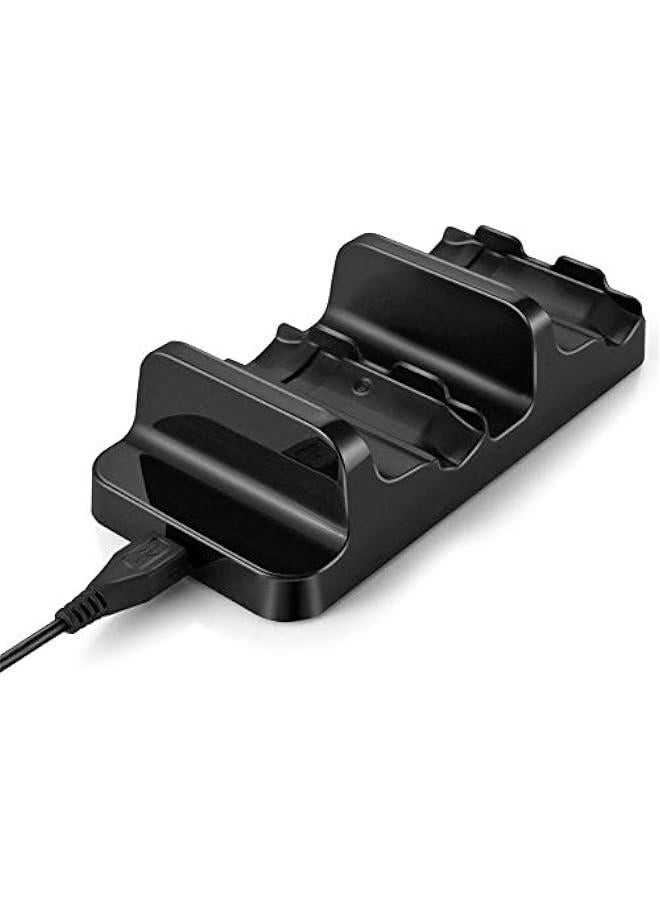Xbox One Battery Charging Dock, Dual Charger Station with 2 Rechargeable Batteries and USB Cable For Xbox One One S Newest One X Xbox One Elite Controllers - Image 2