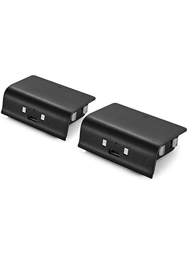 Xbox One Battery Charging Dock, Dual Charger Station with 2 Rechargeable Batteries and USB Cable For Xbox One One S Newest One X Xbox One Elite Controllers - Image 3