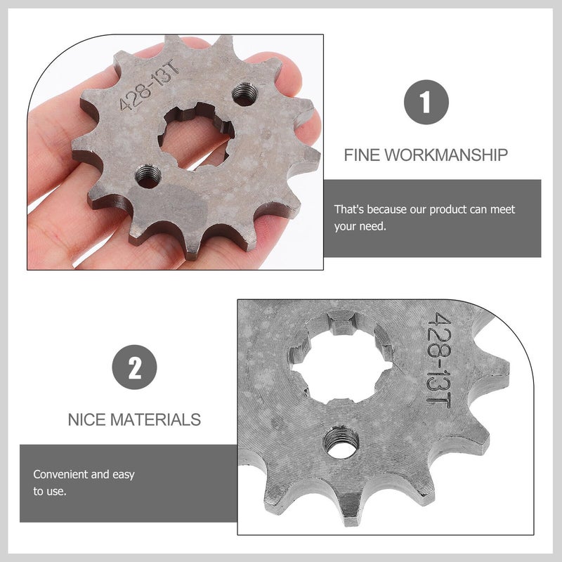 Mini Bike Off Road Sprocket Motorcycle Chain Gear Mounting Kit Precision Machined Protective Tooth - Image 4