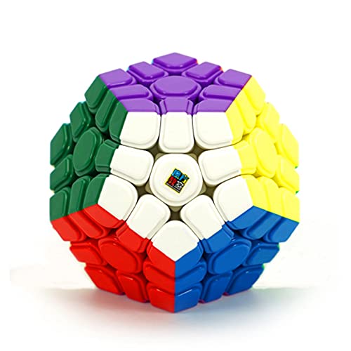 CuberSpeed Moyu Megamins مكعب سرعة مغناطيسي بدون ملصقات MFJS MEILONG Megamin M للمستوى الدراسي مكعب ميالون 12-جانب 3x3 مضلع خماسي عشر وجوه مكعب سرعة - Image 1