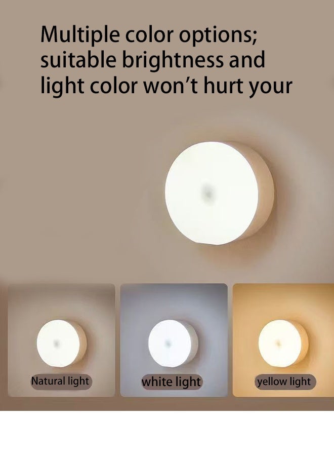 KANGLI 3 PCS Adjustable LED Night Light, LED Bedside Lamp, 3 Color Modes (White, Warm, Cool), Touch-Controlled, Magnetic Wall Mount for Indoor Use (Kids Bedroom, Corridor, Kitchen, Bedroom, Shoe Cabinet), Indoor Lighting | Modern Wall Light | Adjustable Brightness, Night Light - Image 4