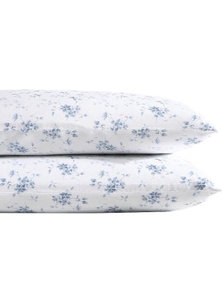Laura Ashley Home - Standard Pillowcase Set, Cotton Sateen Bedding, Smooth & Wrinkle-Resistant (Garden Muse Blue, 2 Piece) - pzsku/ZB394E8333CC556890008Z/45/_/1741700767/381d07ad-1cfa-47df-932b-64df8c8d967c