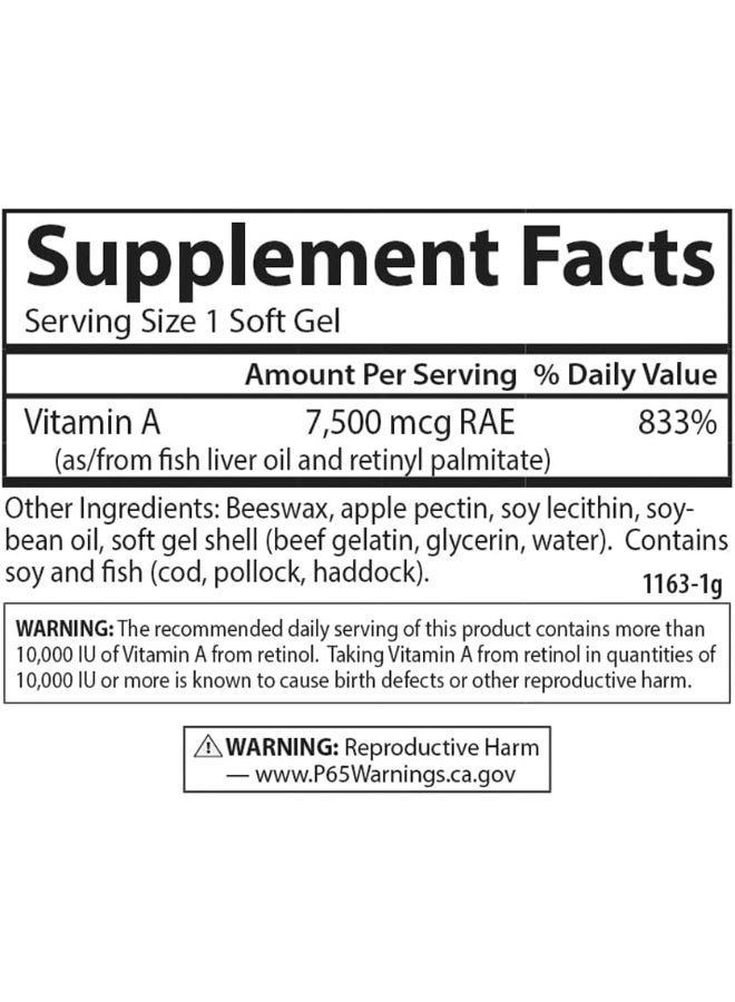 Carlson Vitamin A Soft Gels for Vision Support - Image 4