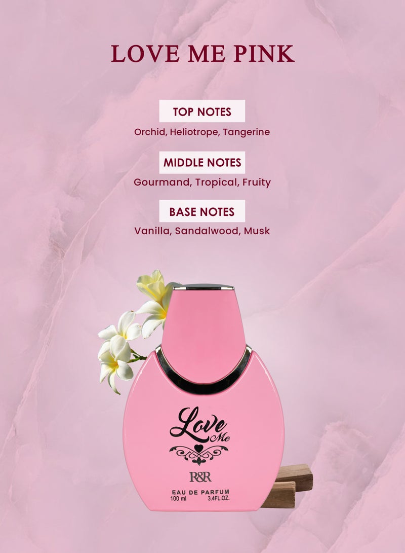 R&R LOVE ME PINK 100ML From Mahabub perfumes - Image 2