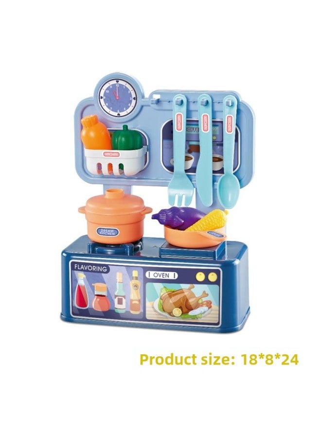 Children's Kitchen Play House Toy Suit Simulation Cooking Kitchenware Vegetables Boys And Girls Baby