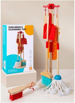 Kids Cleaning Set, Wooden Cleaning Tool, Toy Cleaning Set Includes Broom, Mop, Brush,  Feather Duster, Dustpan And Organizer, Housekeeping Toy Set, Stem Toys - pzsku/ZB3953360E6E9C220B57BZ/45/_/1723343493/fbdc508e-4509-4cf6-b44f-ecadb2a23d1b