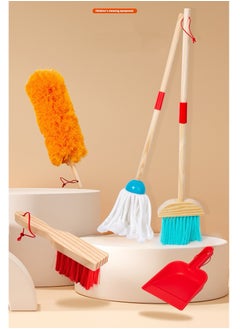 Kids Cleaning Set, Wooden Cleaning Tool, Toy Cleaning Set Includes Broom, Mop, Brush,  Feather Duster, Dustpan And Organizer, Housekeeping Toy Set, Stem Toys - pzsku/ZB3953360E6E9C220B57BZ/45/_/1723343554/cf88e8cd-90b8-4879-bccf-c86f316149e2