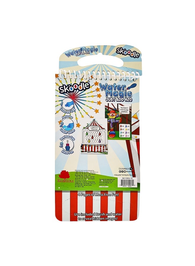 SKOODLE Circus Magic Pad with Brush| Reusable Fun Water Reveal Activity Pad | Mess Free Creative Toy For Kids | Age 3+ - Image 2