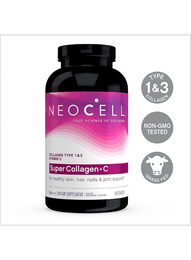 NEOCELL Super Collagen Plus C - 360 Tablets - Image 4