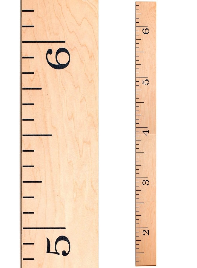 Headwaters Studio Wooden Growth Chart – Kids Height Chart, Wall Measurement for Kids, Height Chart for Wall, Growth Ruler for Children – Natural Ruler (63"x6.7") - Image 1