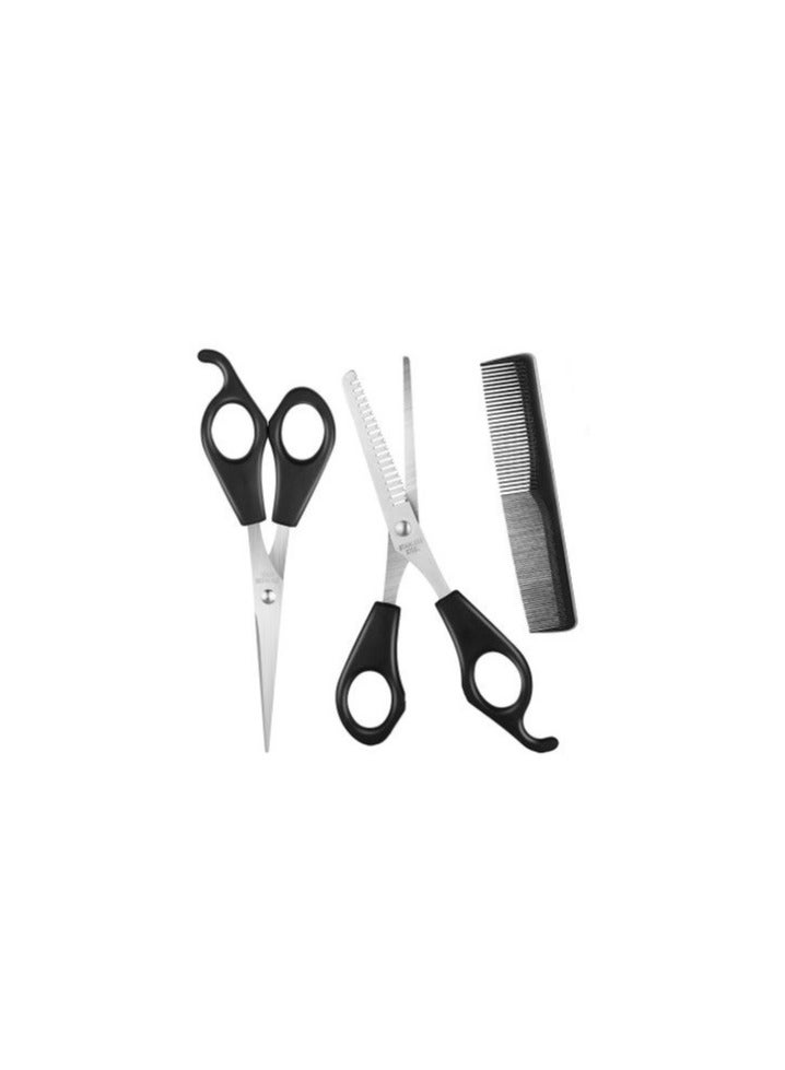 مجموعة مقصات صاج لتصفيف شعر الحيوانات الاليفة او للحلاقين او للاستخدام المنزلي - ستانلس ستيل - Image 1