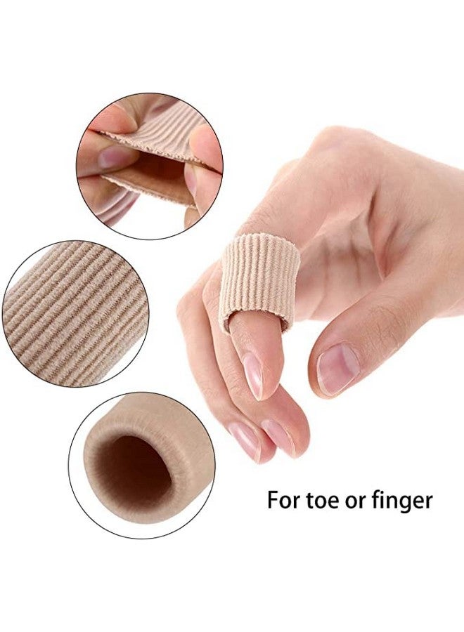 Inralimot 3 Pieces Toe Cushion Tube 0.98 Inches Toe Tubes Sleeves Soft Gel Corn Pad Protectors for Cushions Corns, Blisters, Calluses, Toes and Fingers, 3 Size (Mixed Size Toe Cushion Tube, bunion pads toe - Image 3