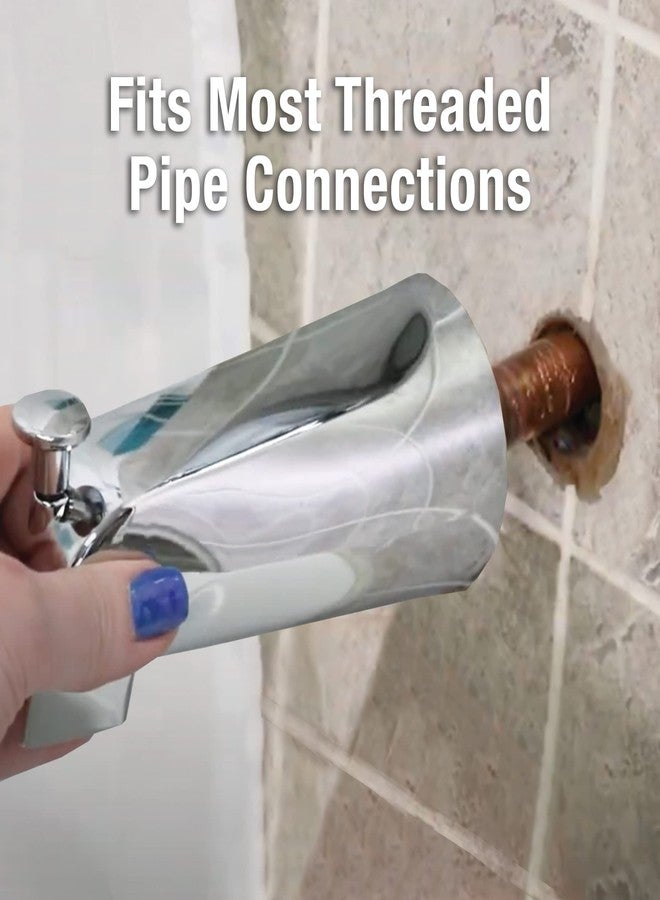 DANCO Bathroom Tub Spout with Front Pull Up Diverter, Chrome Finish, 1-Pack (88052) - Image 5