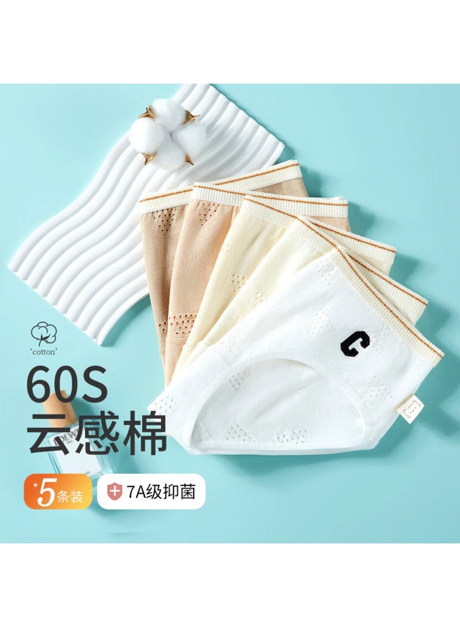 Fentengcare 5-pack Women's Underwear, Comfortable Triangle Panties, Soft High-elastic Underwear For Women Yr