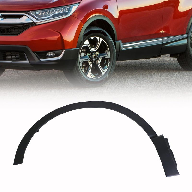 GXARTS Front Left Side Fender Flare Trim 74165TLAA02 Compatible with Honda CRV 2017 2018 2019 2020 2021 2022 Fender Moulding Wheel Arch Trim HO1290108