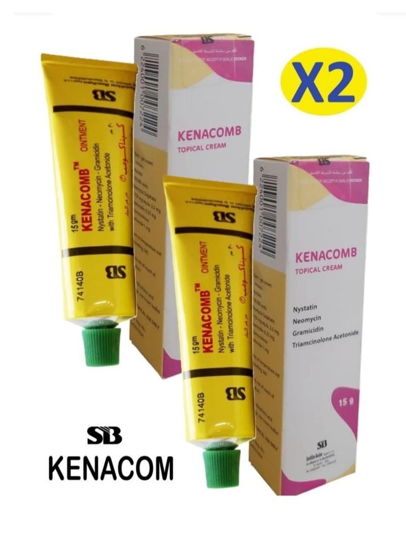 Kenacomb Kenacort Cream 2 x 15g