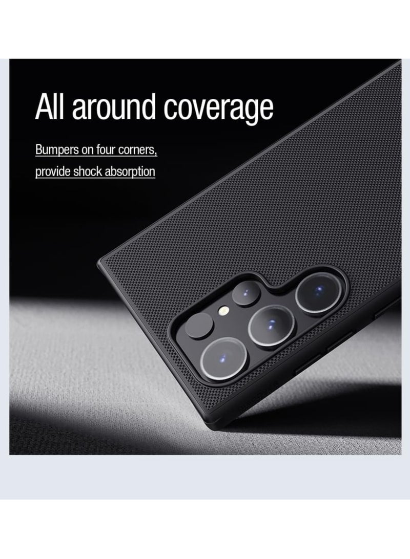 Nillkin Nillkin Super Frosted Shield Pro Magnetic Series Cover Case Designed For Samsung Galaxy S24 Ultra - Black  - Image 4