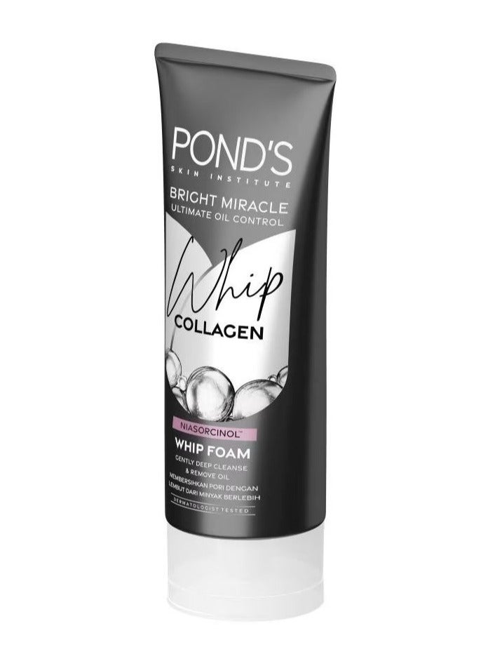 Pond's Bright Miracle Ultimate Oil Control Whip Collagen Facial Foam 100g - Image 2