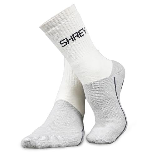 SHREY Mens Calf Length Cotton Original Match Cricket Socks (Xl), Multi - Image 1