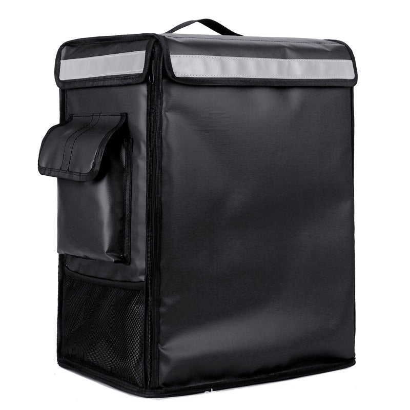 42L Insulated Delivery Backpack, Thermal Cooler, Waterproof Black