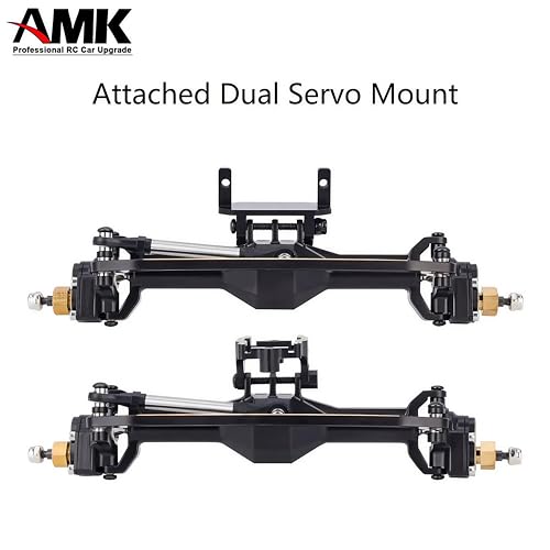 AMK TRX4M Portal Axles Extended 20mm 1096g CNC Aluminum TRX4M Front Rear Axle Set with Two Servo Mounts for 118 RC CrawlerCar TRX4M Axle Upgrade Parts - Image 5