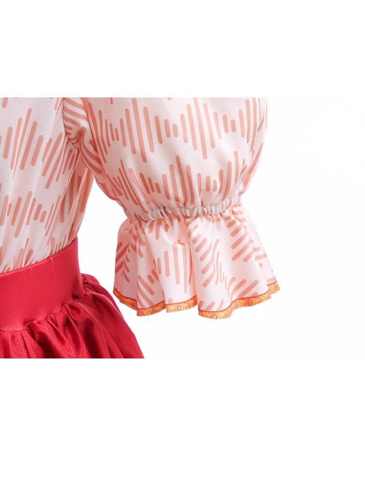 Princess Dress Girls Birthday Party Costume Cosplay Little Girls Dress Up(No crown) - Image 4