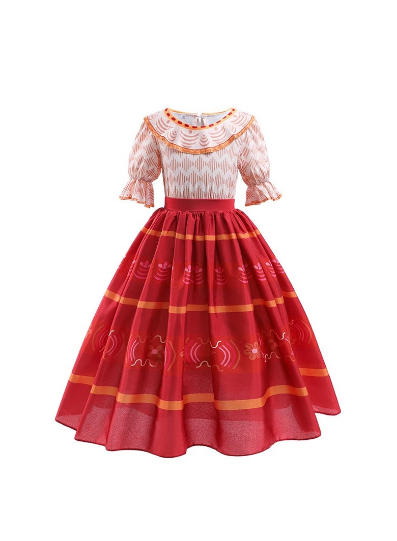Princess Dress Girls Birthday Party Costume Cosplay Little Girls Dress Up(No crown) - Image 2