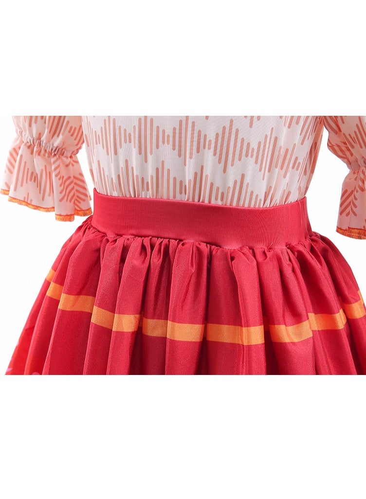 Princess Dress Girls Birthday Party Costume Cosplay Little Girls Dress Up(No crown) - Image 5