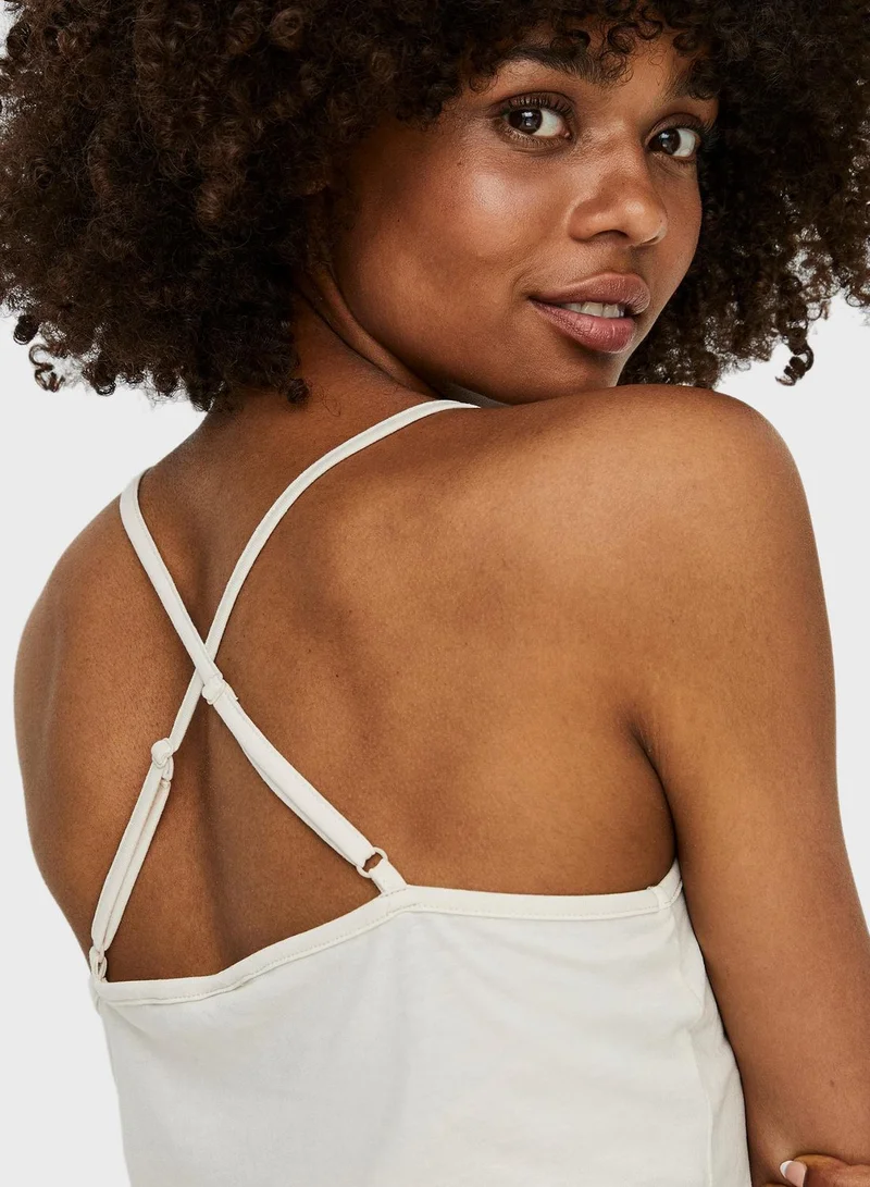 VERO MODA Cross Back Cami Tank Top