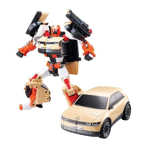 Tobot New TOBOT, TOBOT P, Youngtoys Transforming Collectible Vehicle to Robot, Heroes Animation Character Toys for Kids 3 and up Transform Toys Cars, Large Size 6-inch - Image 1