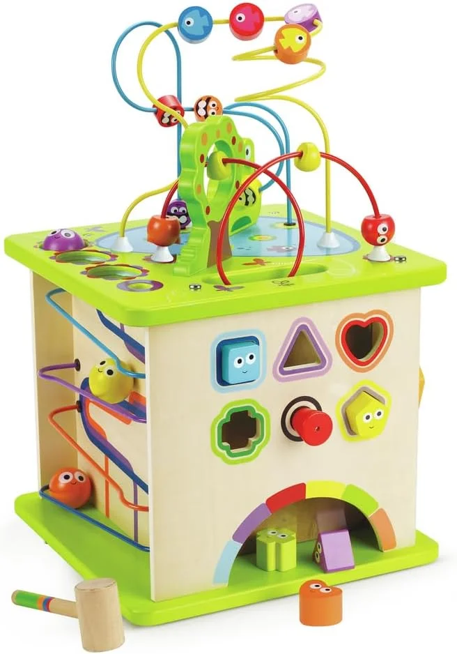 Hape Country Critters Wooden Activity Play Cube