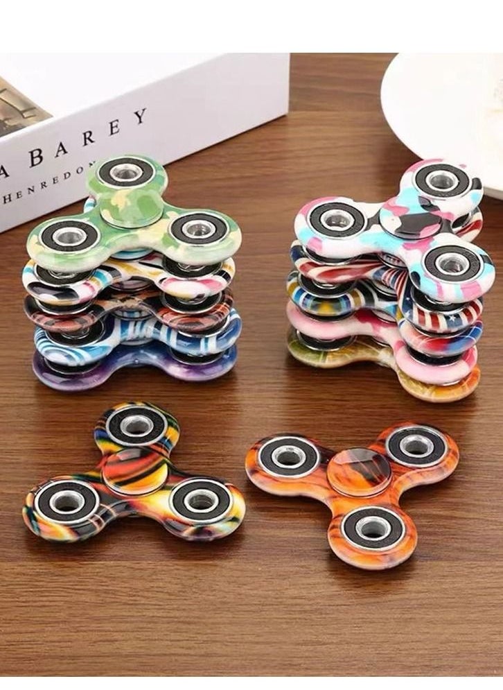 Cool Baby 12PC Hand Fidget Spinners Toy Camouflage Colour For ADHD Anxiety Toys Relief Stress Reducer  - Image 3