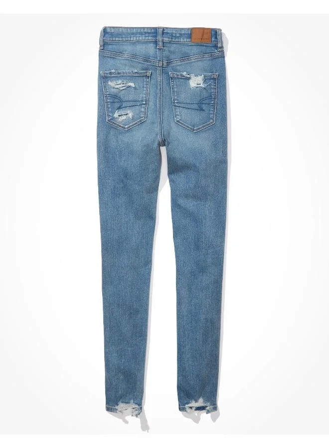 امريكان ايجل AE Ne(x)t Level Ripped Highest Waist Jegging