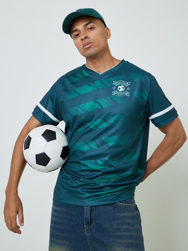 Styli Active Men KSA Short Sleeve Jersey FIFA Football T-Shirt - Image 1