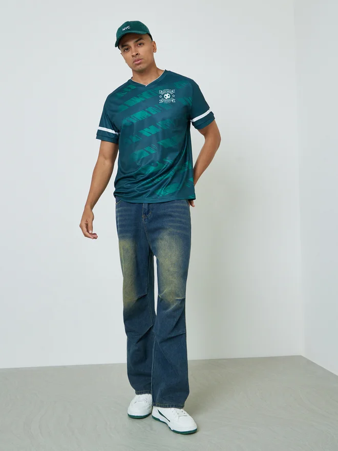 Styli Active  Men KSA Short Sleeve Jersey FIFA Football T-Shirt for Men | Best Price UAE