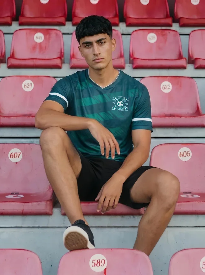 Styli Active  Men KSA Short Sleeve Jersey FIFA Football T-Shirt for Men | Best Price UAE