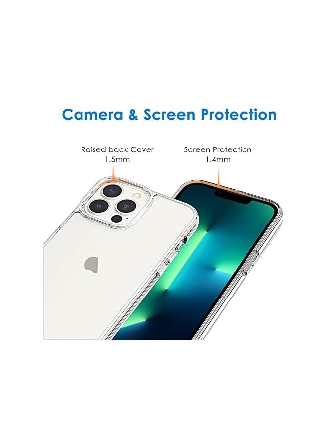JETech Case for iPhone 13 Pro Max 6.7-Inch, Non-Yellowing Shockproof Phone Bumper Cover, Anti-Scratch Clear Back (Clear) - Image 5