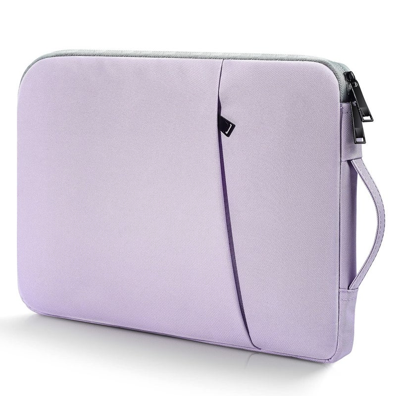 CaseBuy 17 inch Laptop Case Sleeve, Padded Protective Shockproof Water-Resistant Laptop Cover with Handle for HP Envy 17 / Pavilion 17, Dell Lenovo Asus Acer MSI 17.3-in Computer Carrying Bag -Purple - Image 1