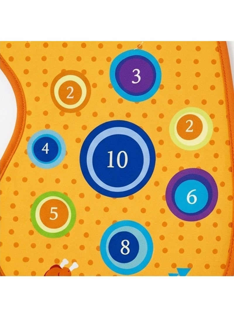 Kids' Target Dart Game, Ball Throwing Board, Cute Tiger Design with 3 Twisted Balls, Interactive Game to Master Hand Skills - Image 4